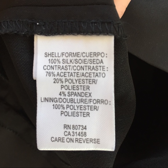 BCBG MaxAzria Silk Halter Dress White Black Sz 10 - Picture 8 of 8